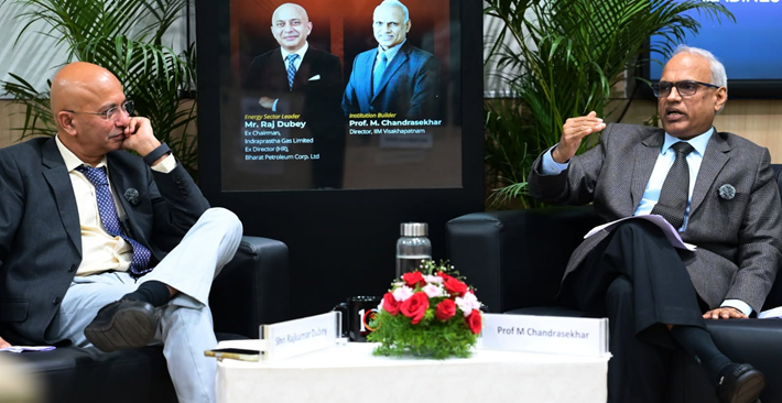 IIM Visakhapatnam hosts a fireside chat